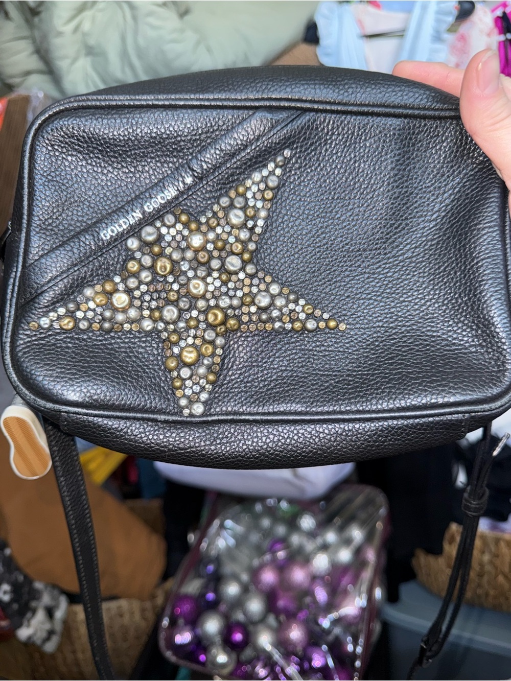 Golden goose camera bag EUC